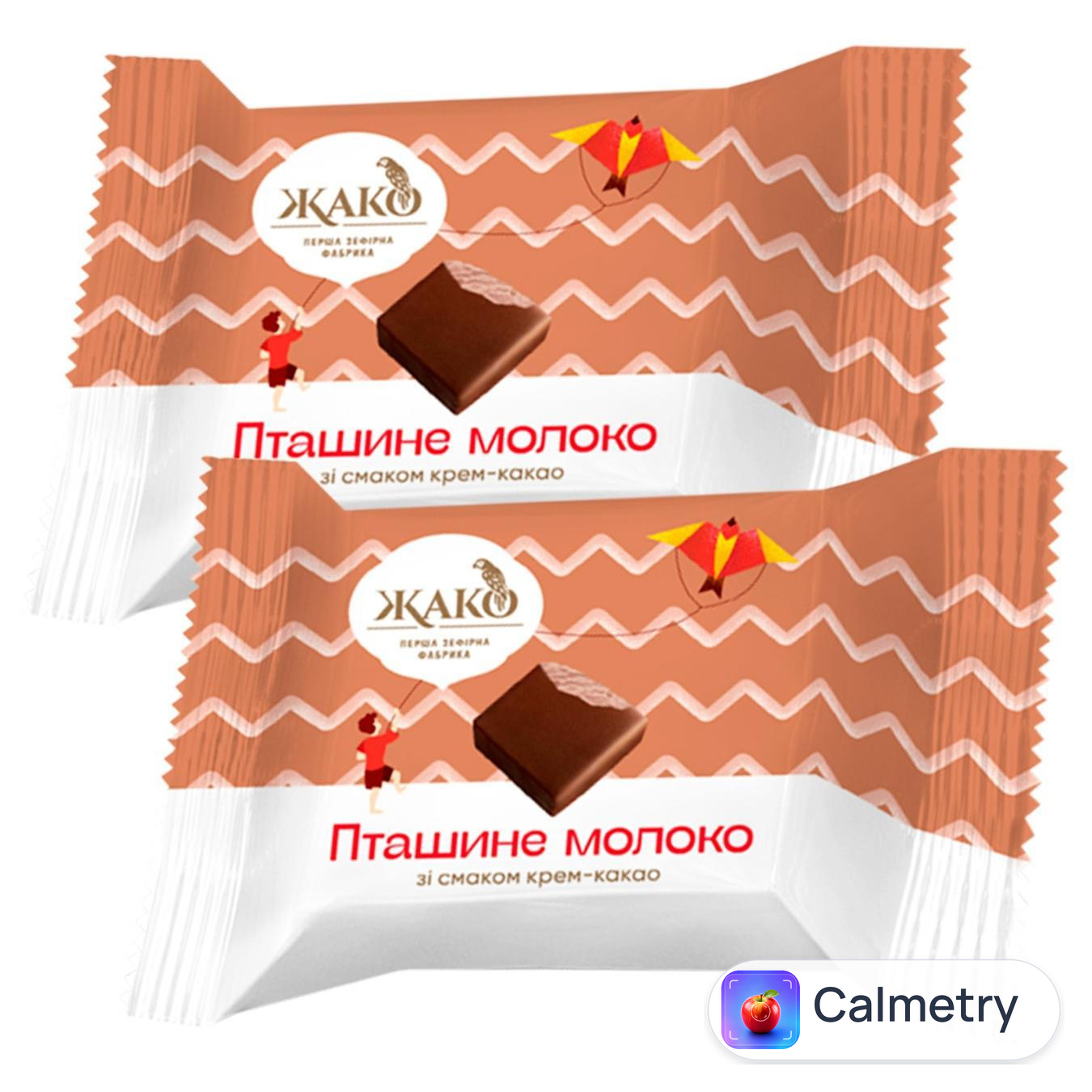 Цукерки Жако Пташине молоко зі смаком какао-крем — фото продукту