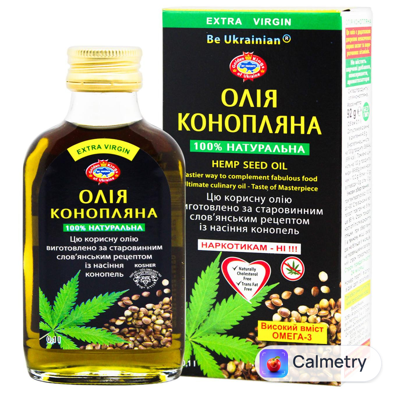 Олія конопляна Golden Kings of Ukraine Extra Virgin 100мл