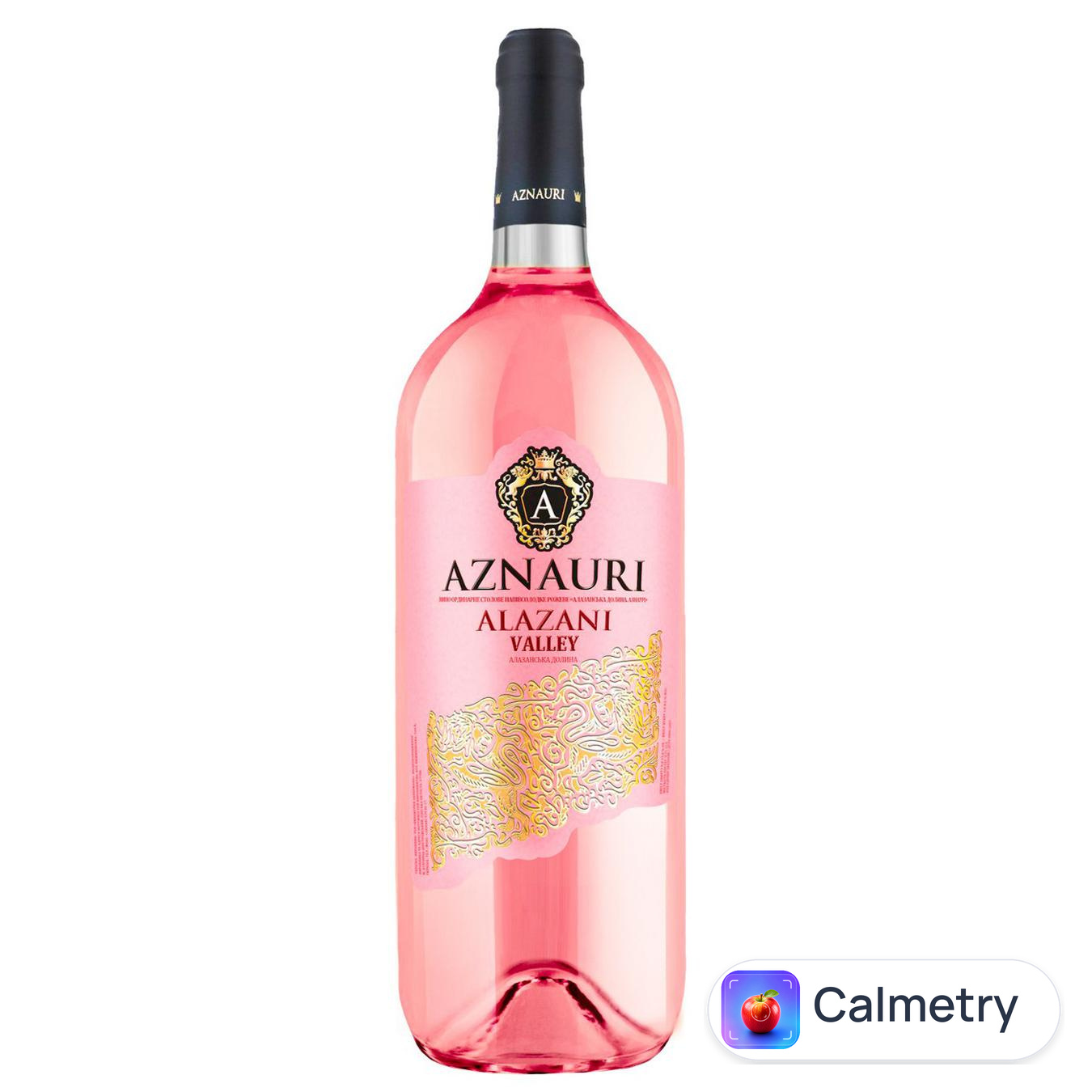Вино Aznauri Rose рожеве напівсолодке 9-13% 1,5л — фото продукту