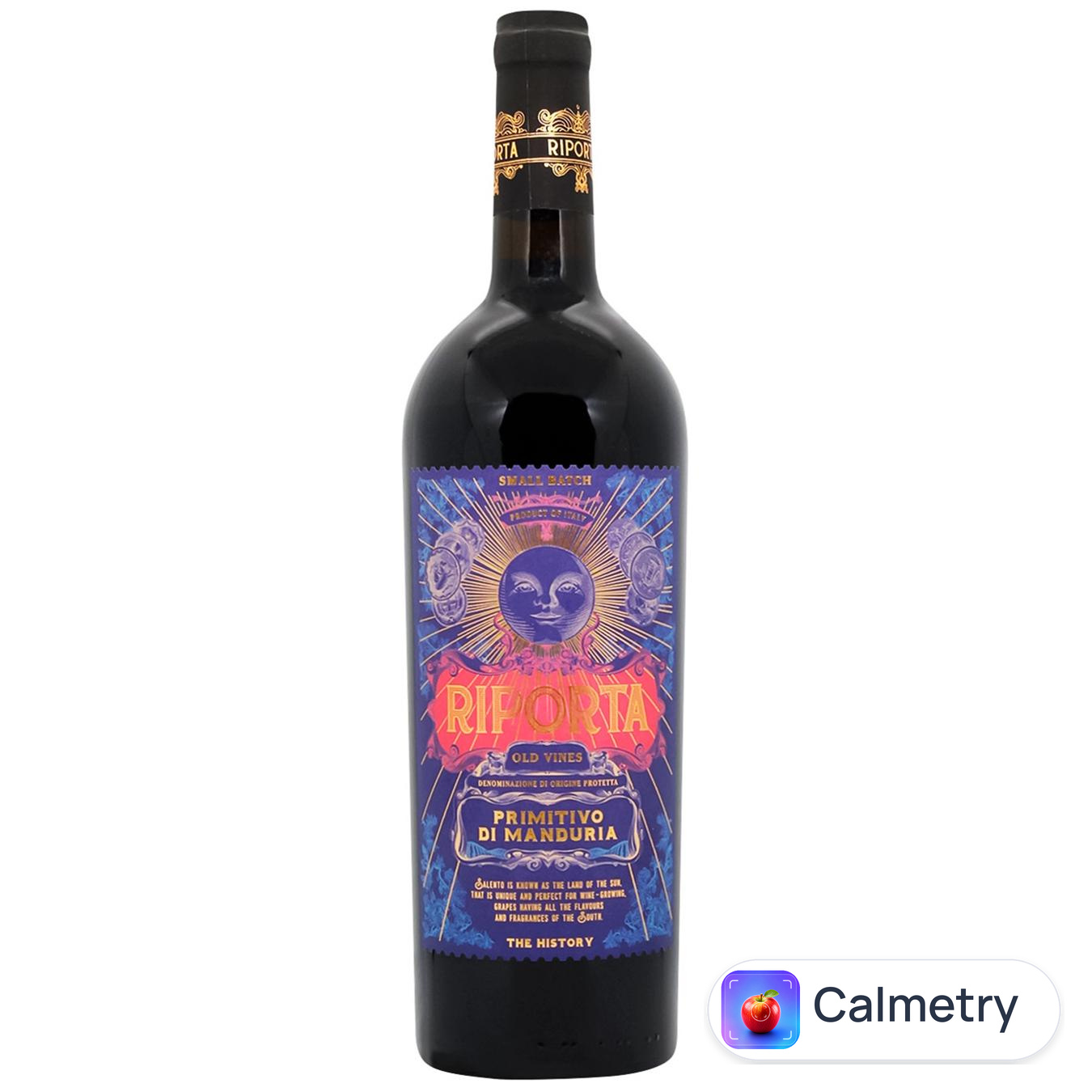 Вино Riporta Primitivo di Manduria червоне сухе 14,5% 0,75л