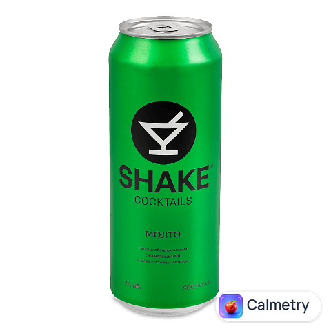 Напій слабоалкогольний Shake Cocktails Mojito з/б, 0,5л