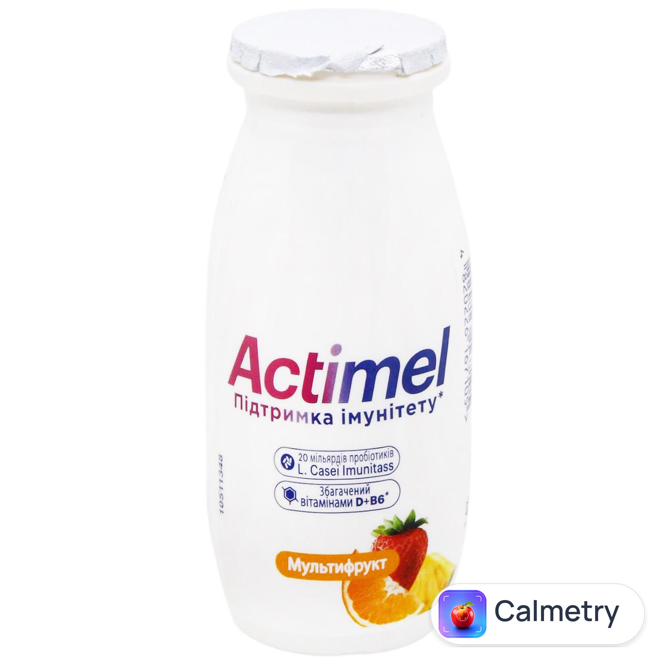 Продукт кисломолочний Actimel Мультифрукт 100г — фото продукту