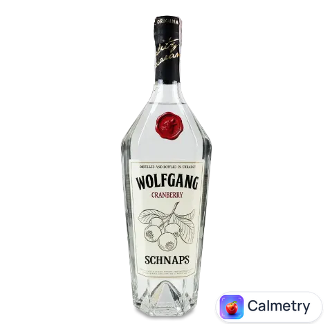 Напій спиртний Wolfgang Шнапс Журавлина