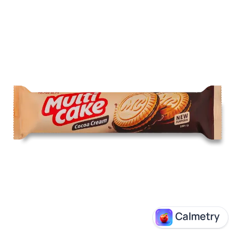 Печиво Roshen Multicake з какао-кремовою начинкою
