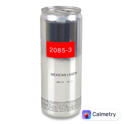 Пиво 2085-3 Hoppy Mexican Lager світле нефільтроване з/б