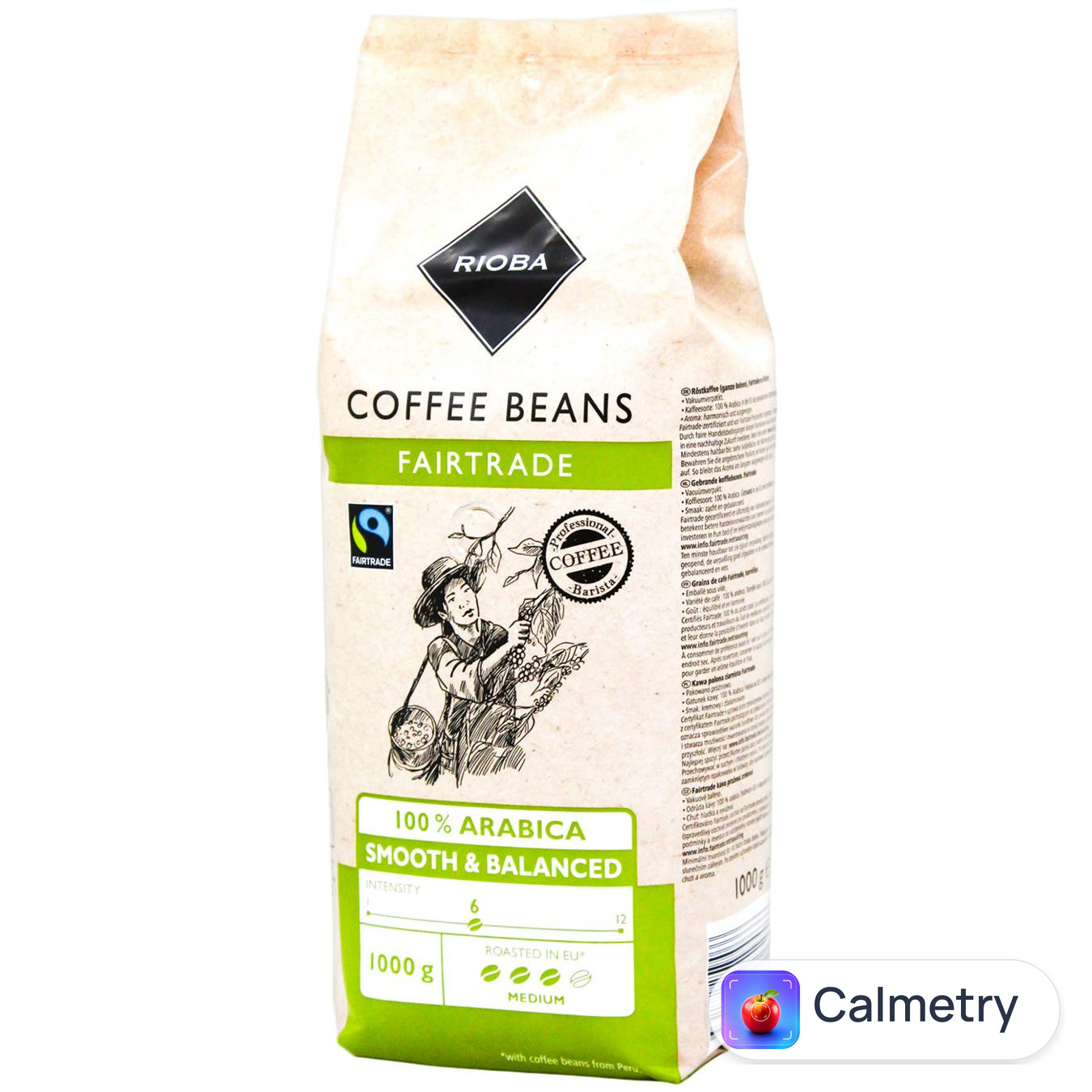 Кава в зернах Rioba 100% Arabica 1кг