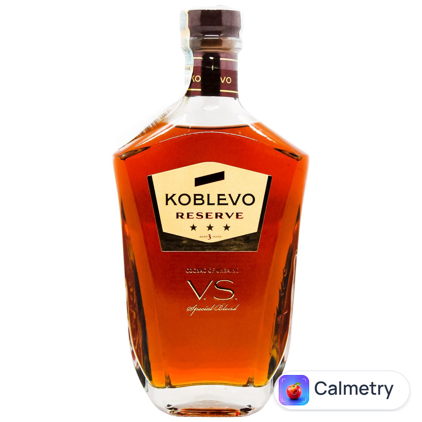 Бренді Koblevo Reserve V.S. 3 роки 40% 0,5л — фото продукту