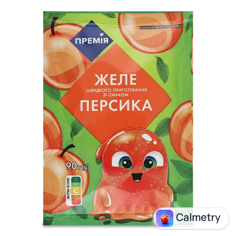Желе «Премія»® зі смаком персика 90г