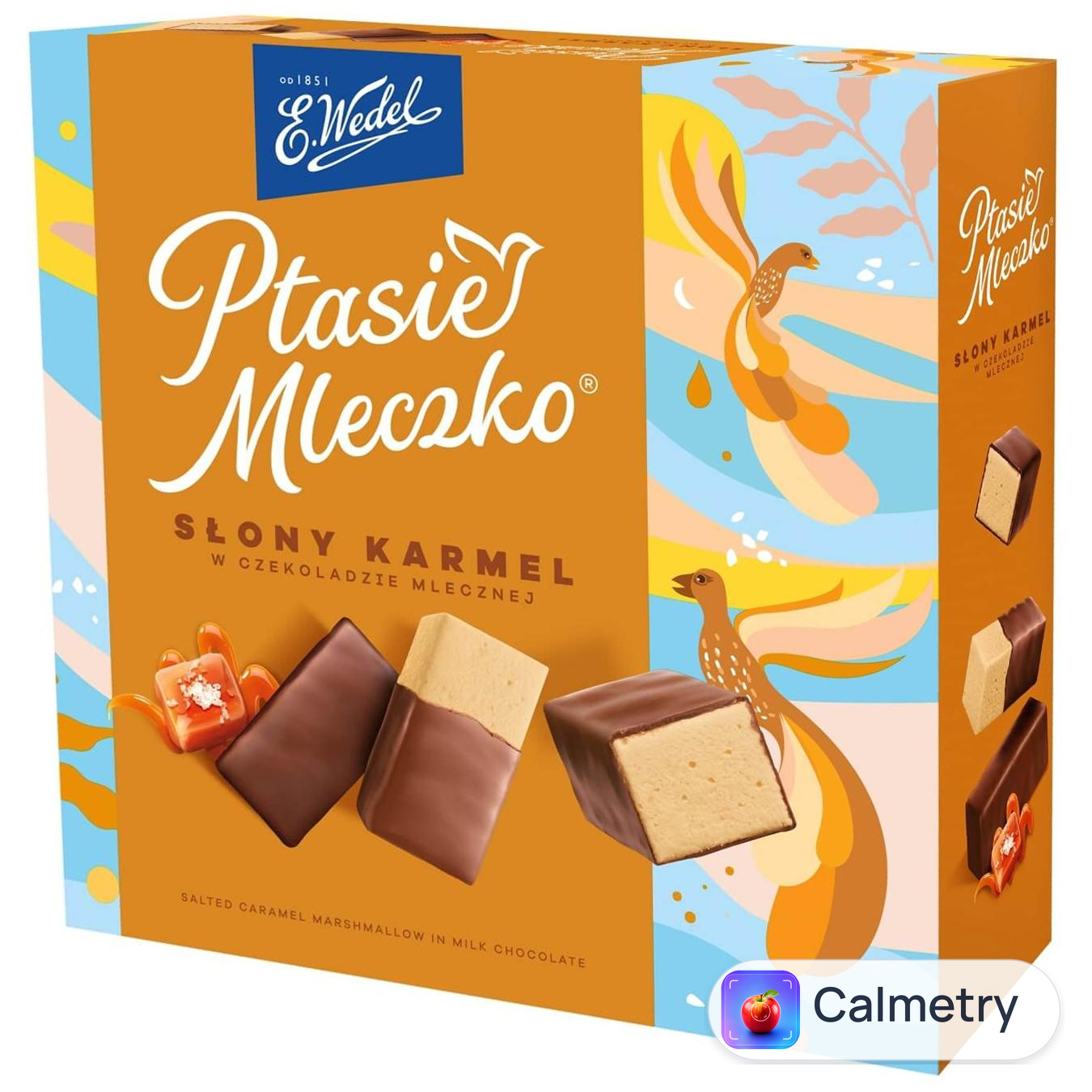 Цукерки Wedel Пташине молоко зі смаком солона карамель 340г