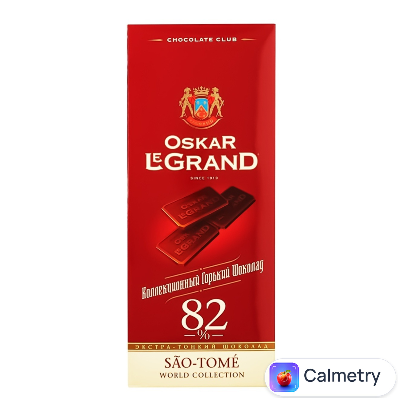 Шоколад чорний Oscar Le Grand екстра-тонкий 82% 82г