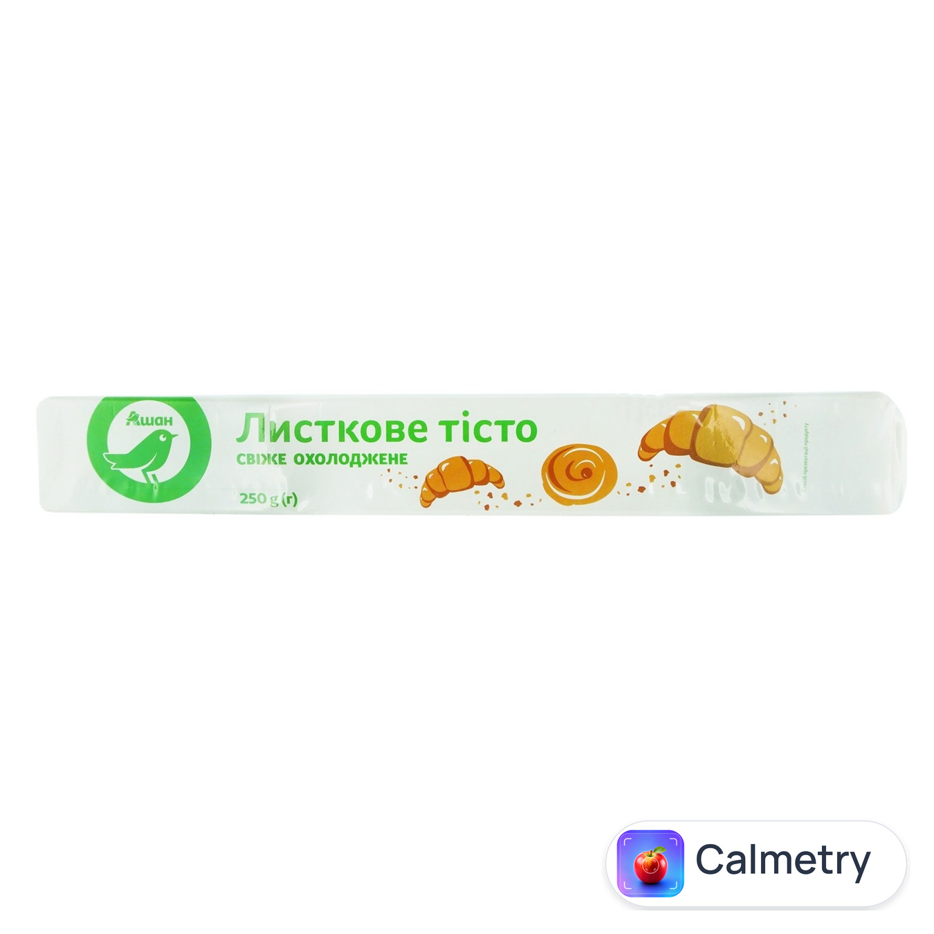 Тісто Auchan листкове охолоджене 250г