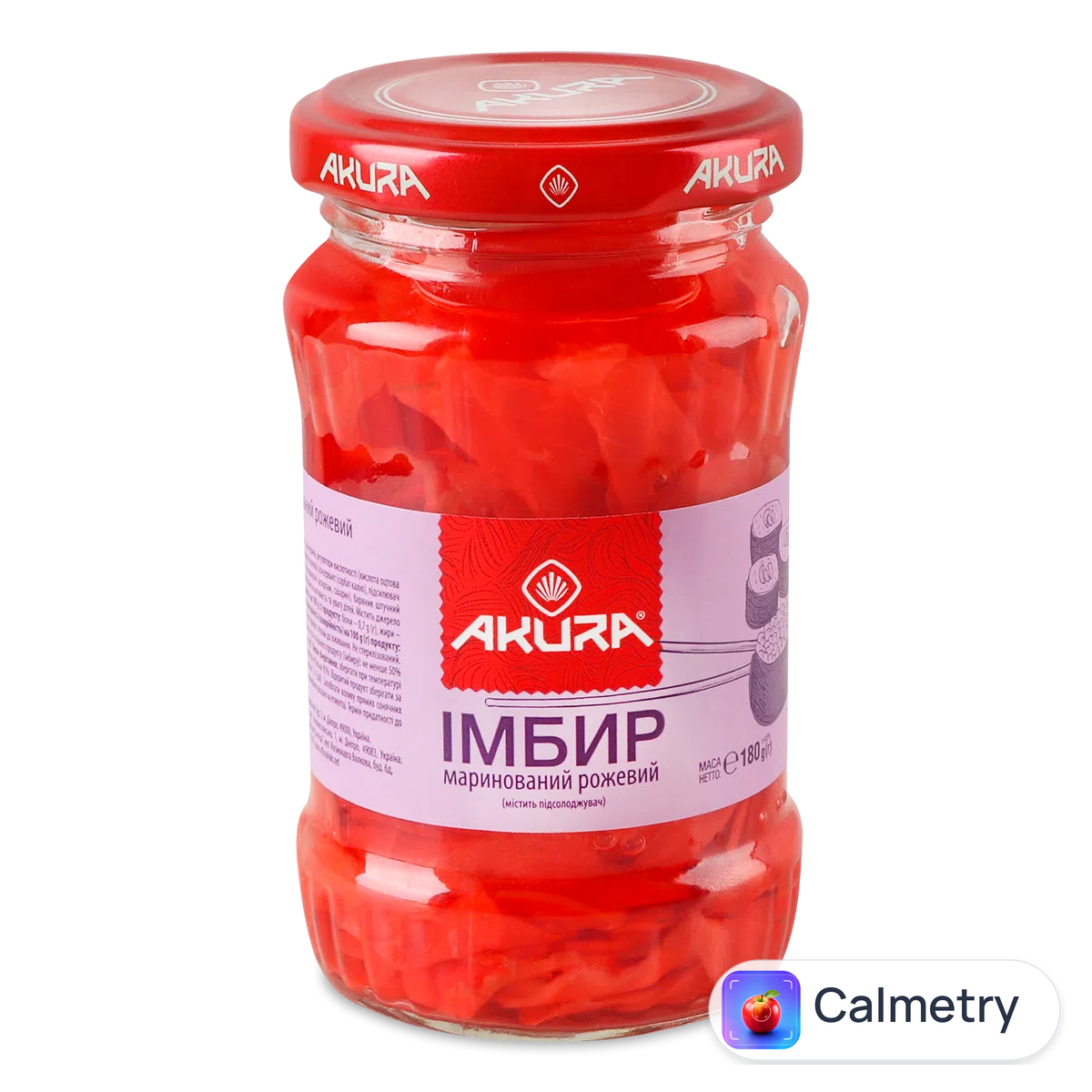 Імбир Akura маринований 180г