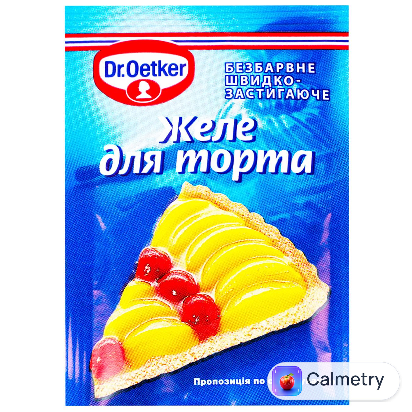 Желе Dr.Oetker для торта безбарвне 8г — фото продукту