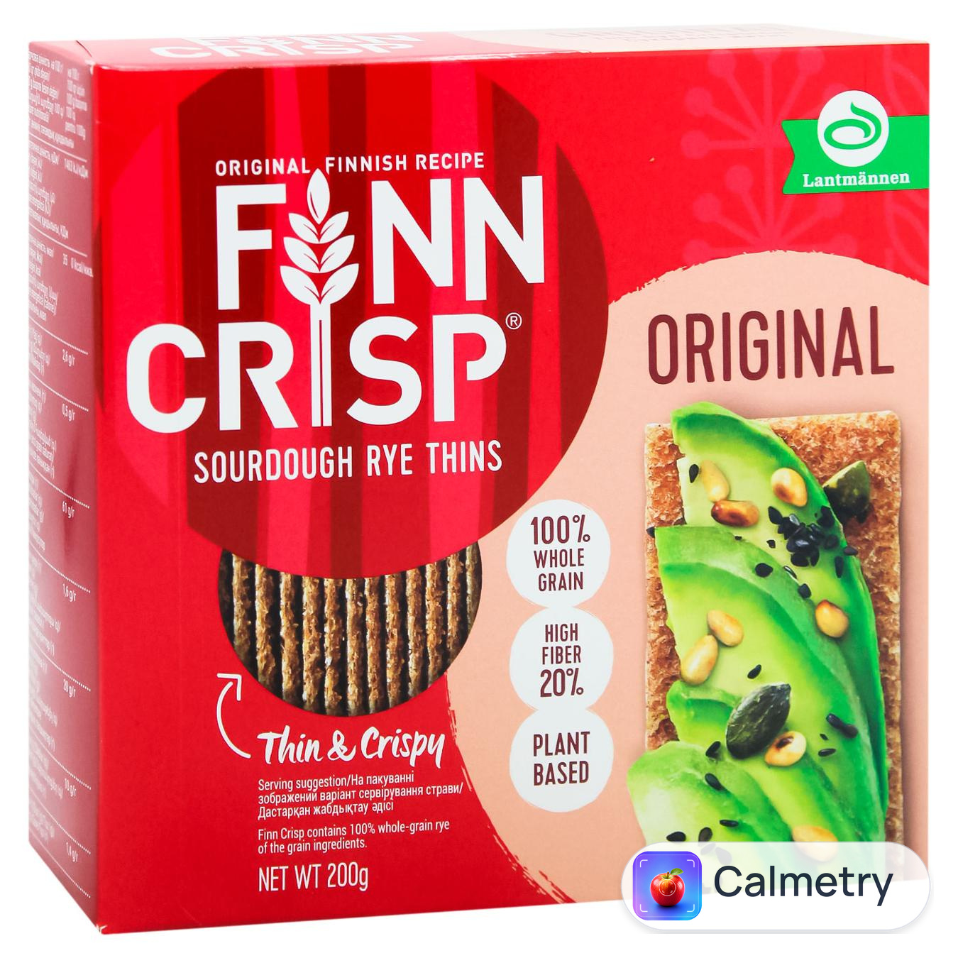 Сухарики Finn Crisp Original житні 200г — фото продукту
