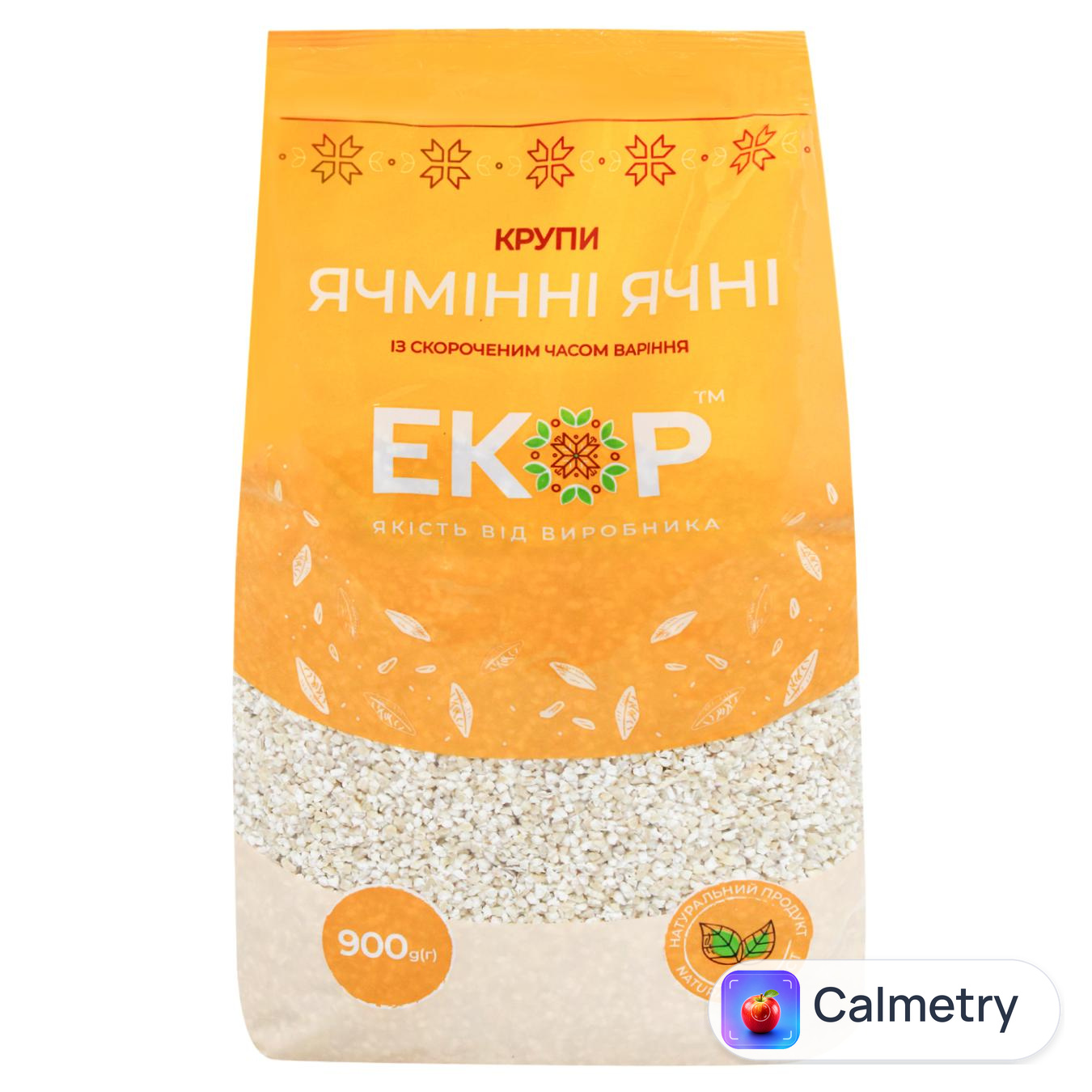 Крупа ячмінна Екор 900г — фото продукту