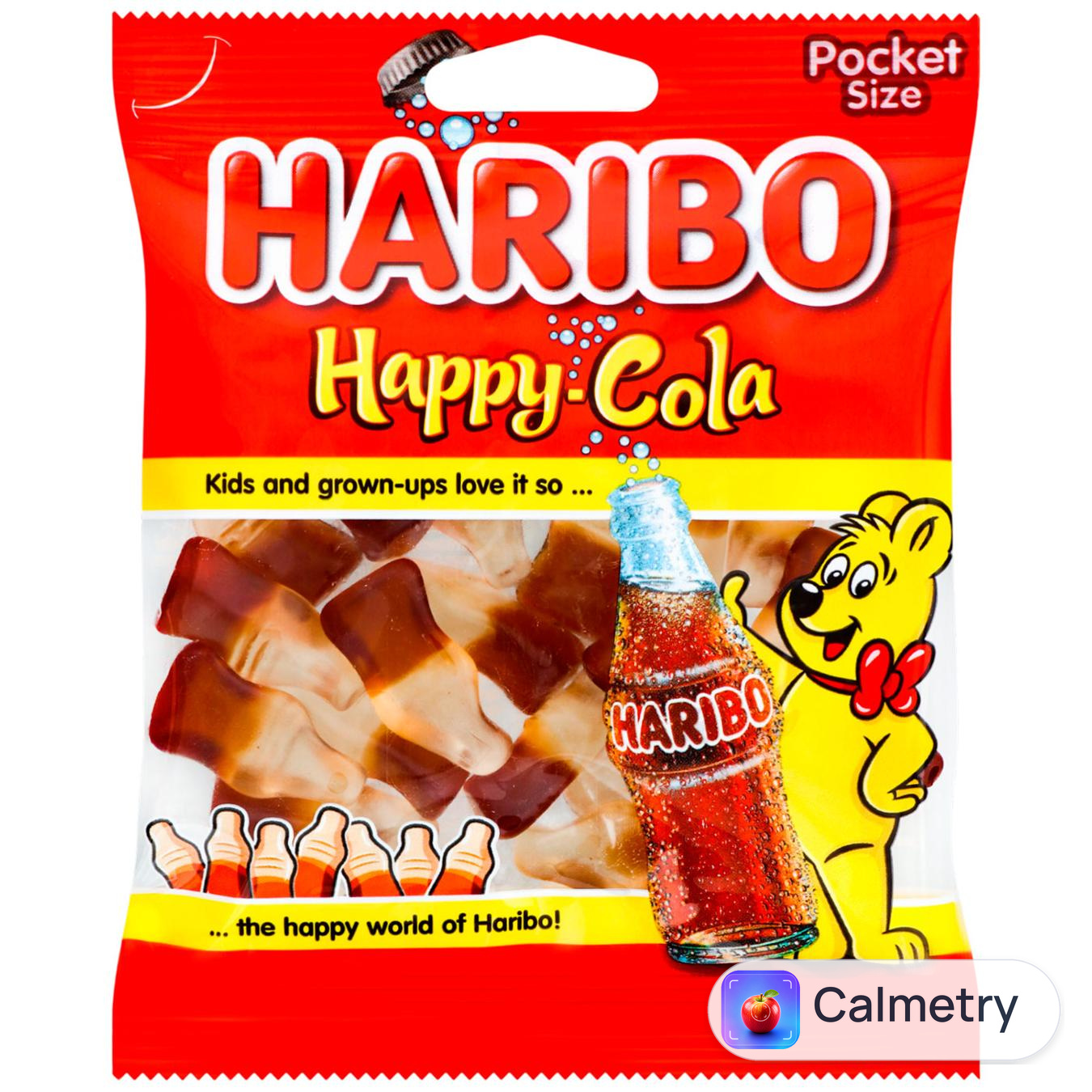 Цукерки Haribo Хеппі Кола желейні 80г — фото продукту