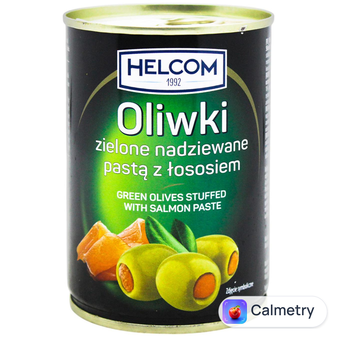 Оливки Helcom зелені фаршировані лососем 280г