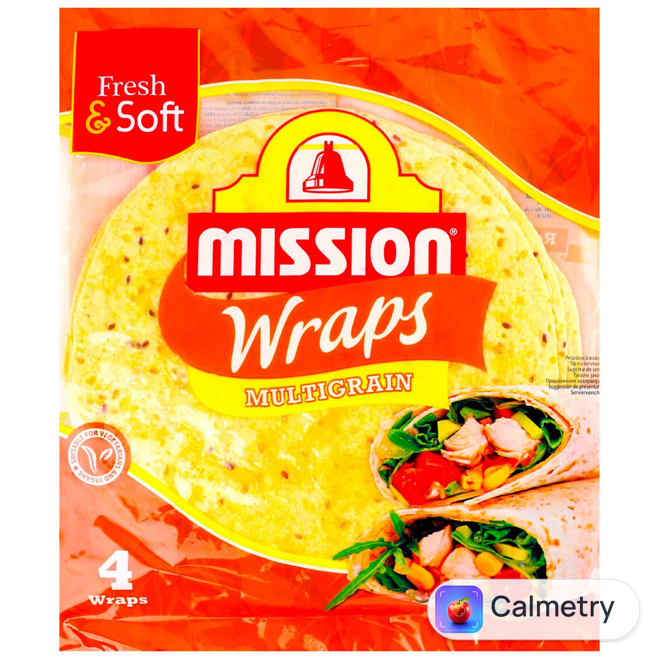 Тортилья Mission Foods Wraps Мультизлакова 4шт. 245г