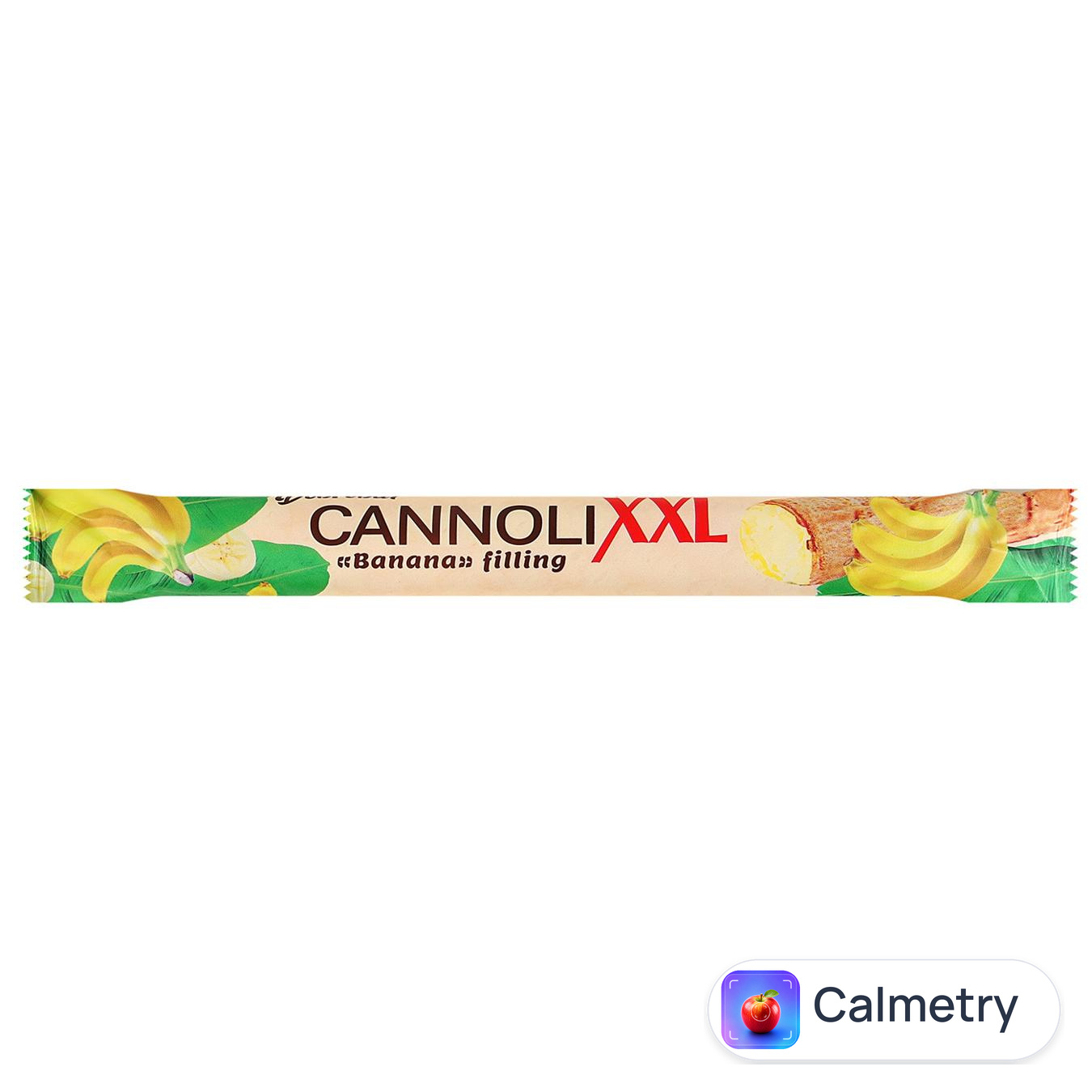 Трубочка вафельна Dobrobut Cannoli XXL з начинкою Банан 42г — фото продукту