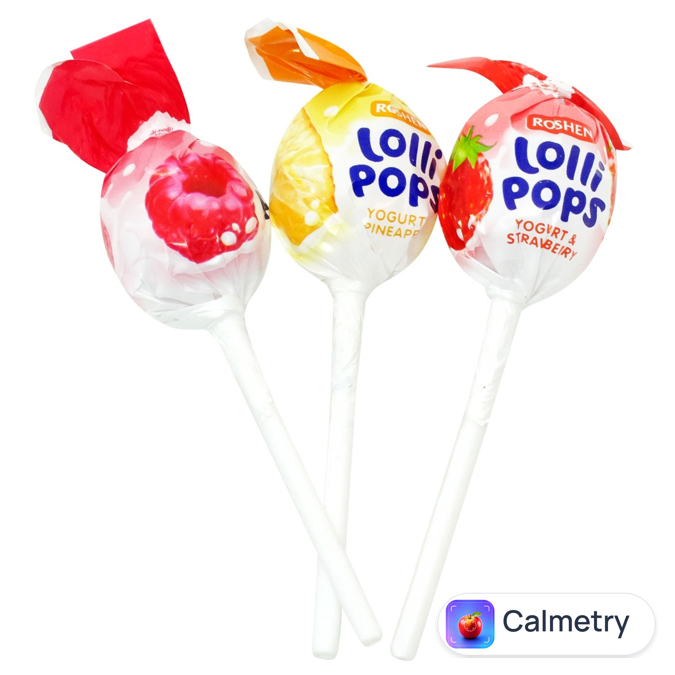 Цукерки Roshen LolliPops Йогуртовий мікс