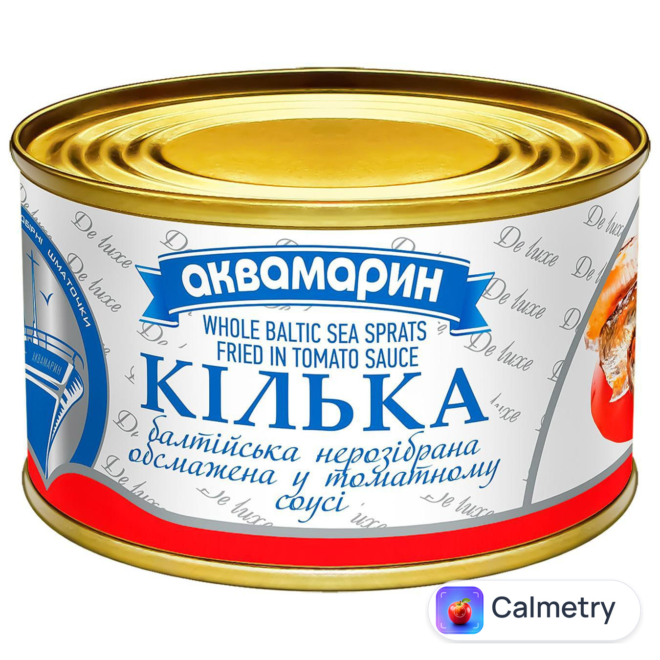 Кілька Аквамарин Балтійська обсмажена в томатному соусі 230г — фото продукту