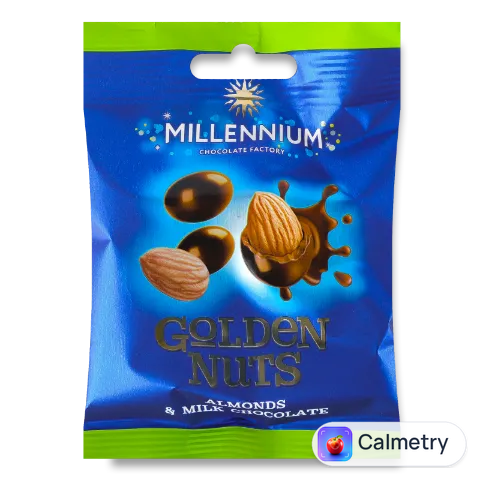 Драже Millennium Golden Nuts мигдаль в молочному шоколаді