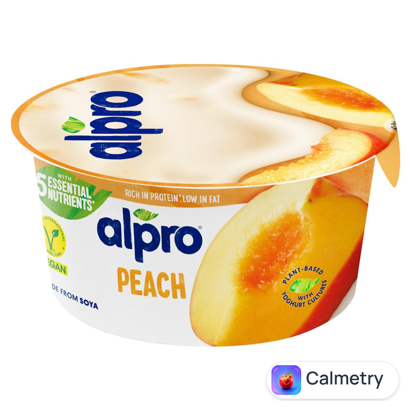 Продукт соєвий Alpro з персиком 150г — фото продукту