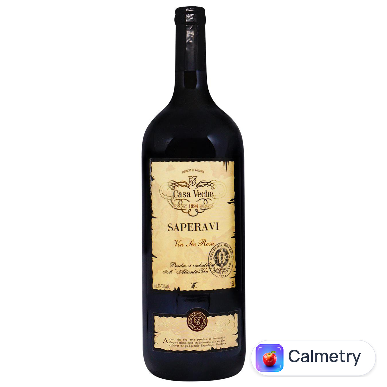 Вино Casa Veche Saperavi Magnum червоне сухе 10-12% 1,5л