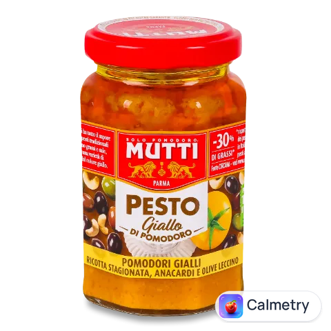 Соус Mutti Песто з жовтих томатів