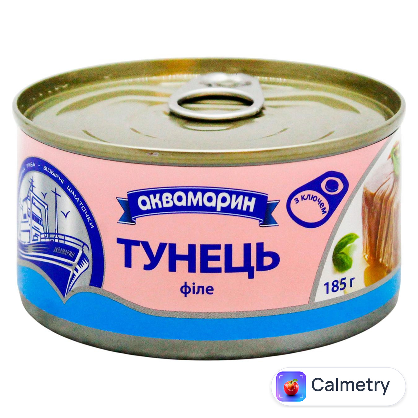 Тунець Аквамарин філе у власному соку 185г