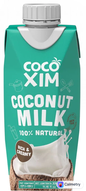 Кокосове молоко Cocoxim 17-19% 330 мл
