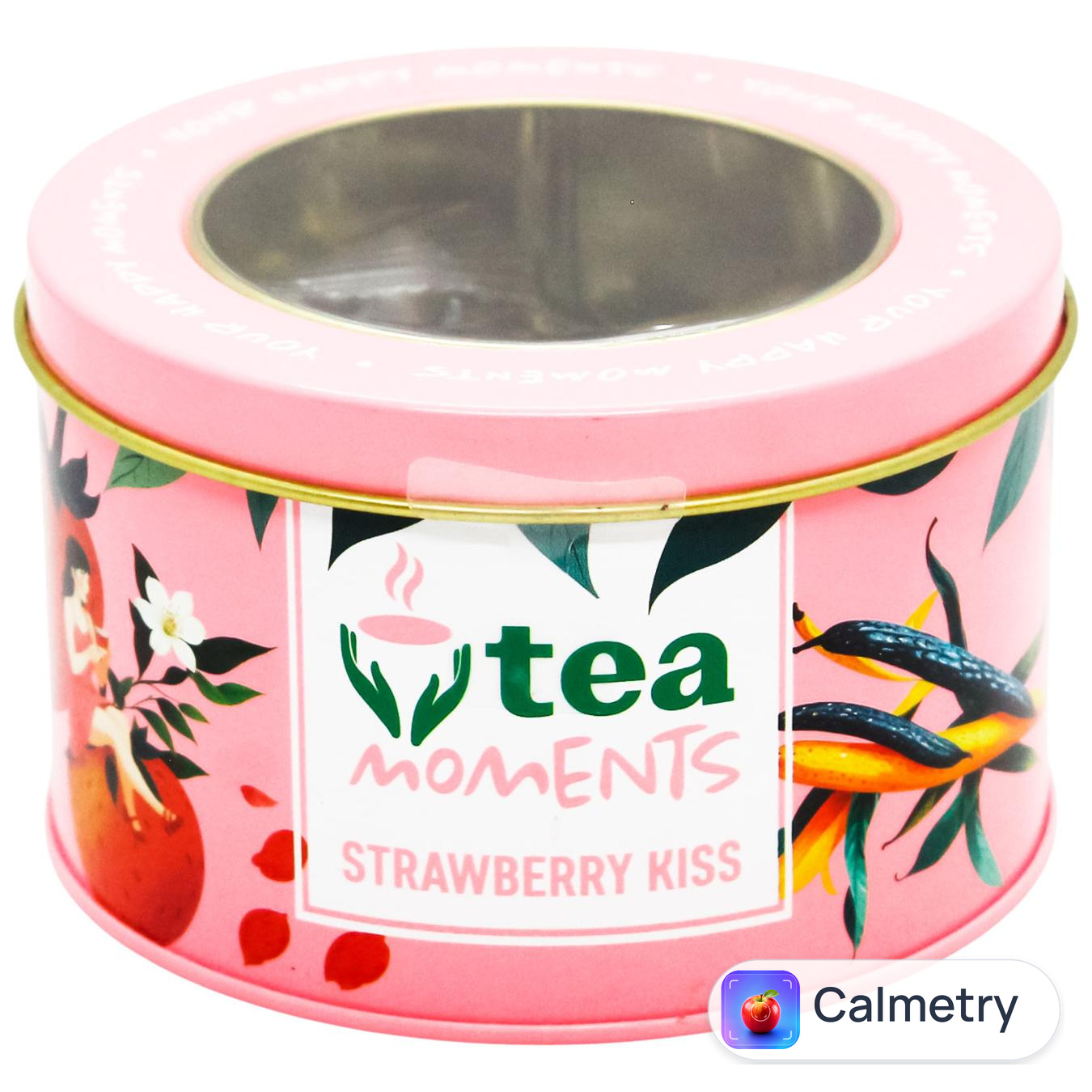 Чай зелений Tea Moments Чай Полуничний Поцілунок байховий 30г