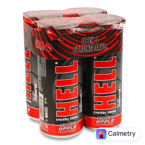 Напій енергетичний Hell Apple б/алк газ з/б