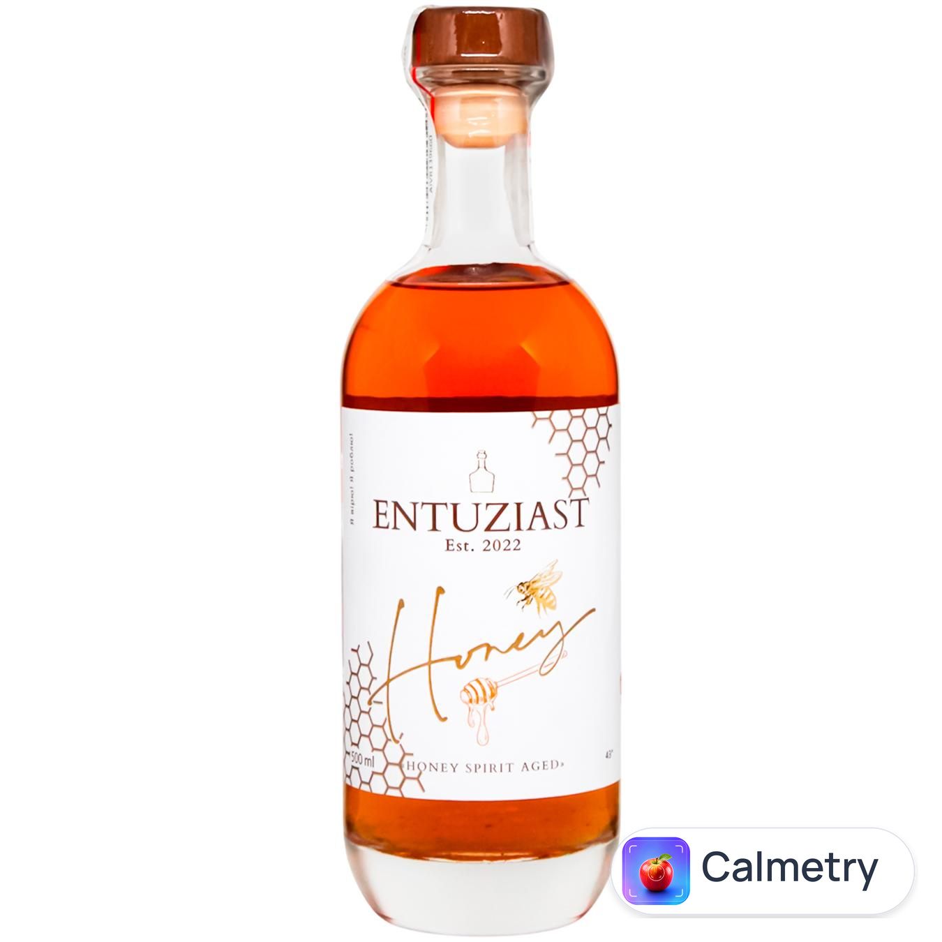 Дистилят медовий Entuziast Honey Spirit Aged 43% 0,5л