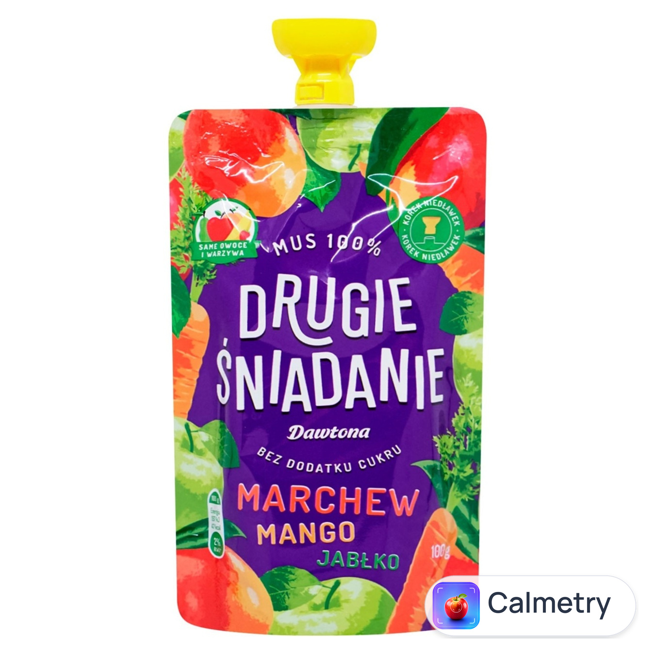 Пюре Dawtona Drugie Sniadanie морква, манго, яблуко 100г