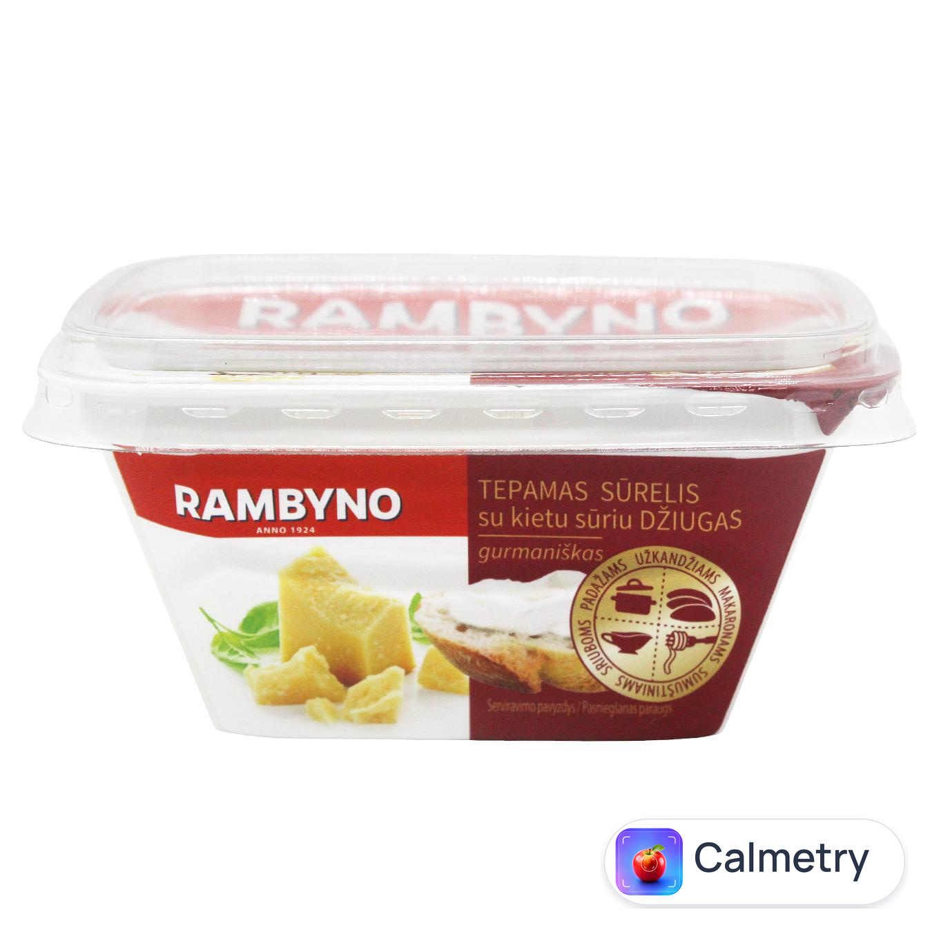 Сир плавлений Rambyno з твердим сиром Dziugas 175г