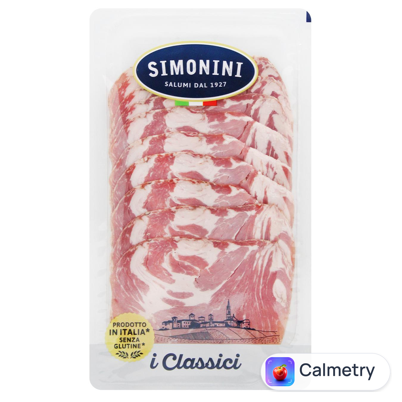 Коппа Simonini нарізана 80г — фото продукту