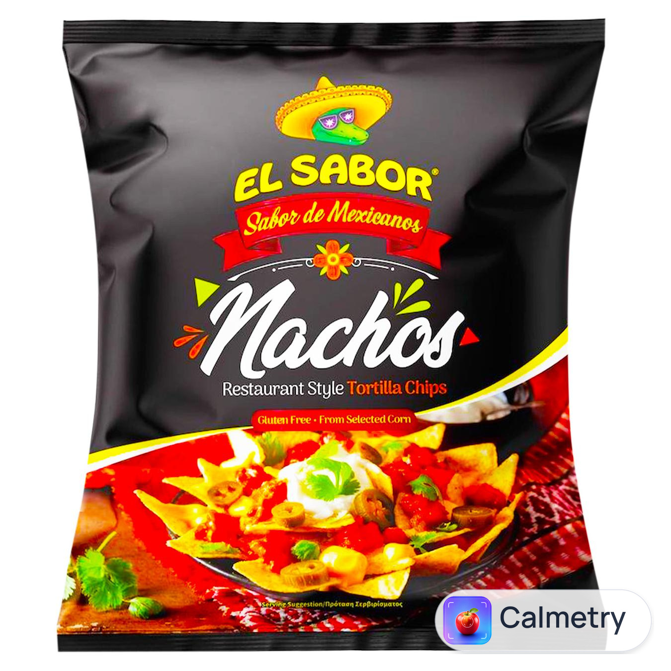 Чипси El Sabor Начос Великі слабосолені 200г — фото продукту