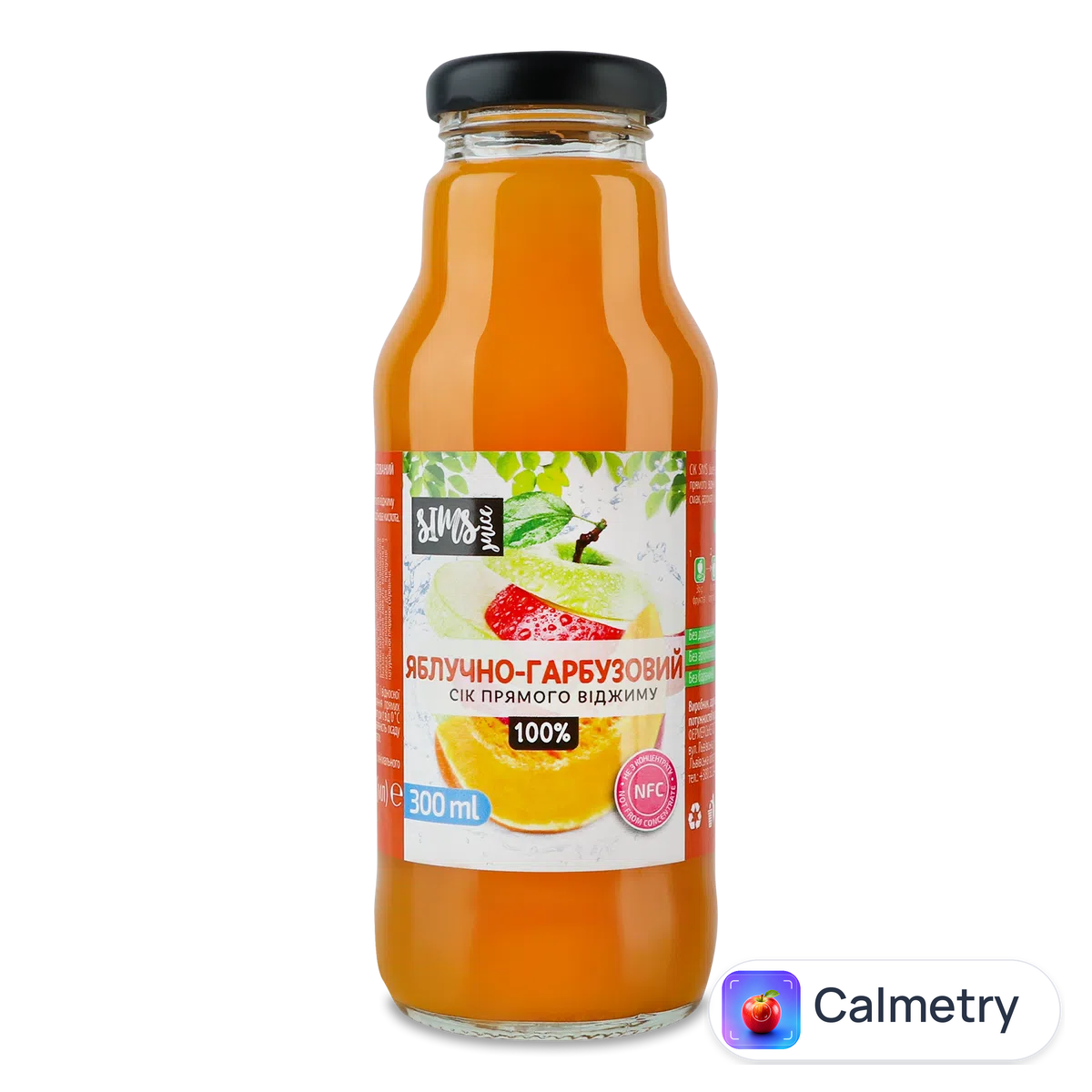 Сік Sims Juice яблучно-гарбузовий 0,3л