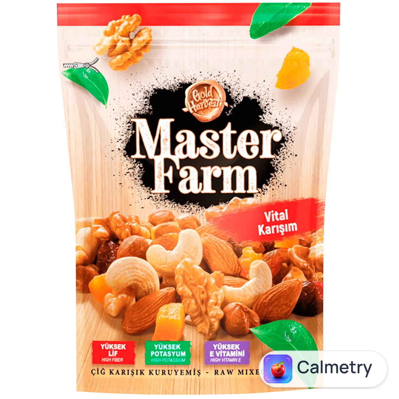 Мікс вітамінний Master Farm Горіхи та сухофрукти 160г