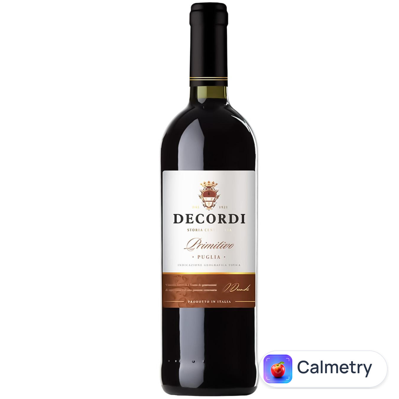 Вино Decordi Primitivo Puglia червоне сухе 13% 0,75л
