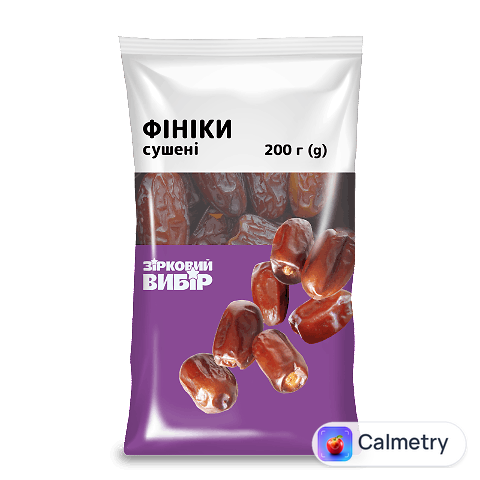 Фініки Зірковий вибір сушені, 200г
