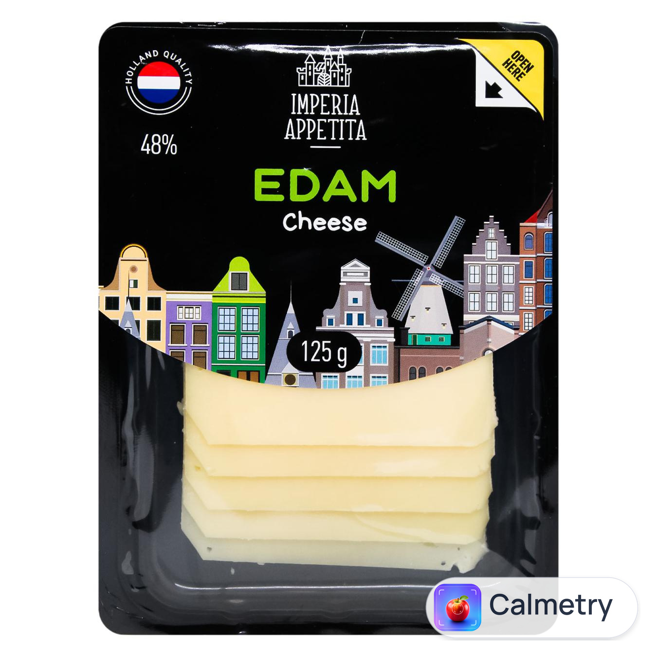 Сир Imperia Appetita Едам нарізаний 48% 125г