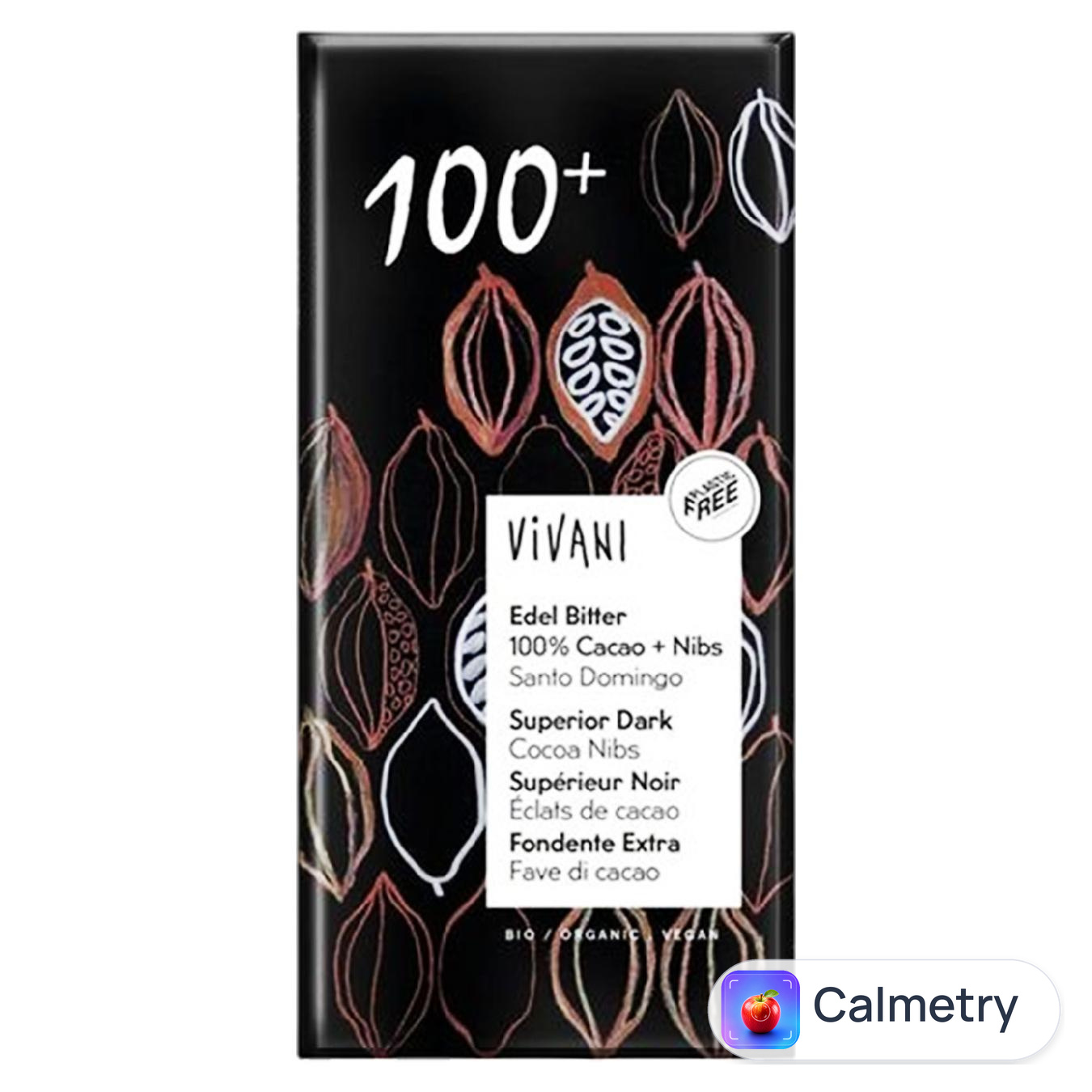 Шоколад чорний Vivani Organic 100% 100g