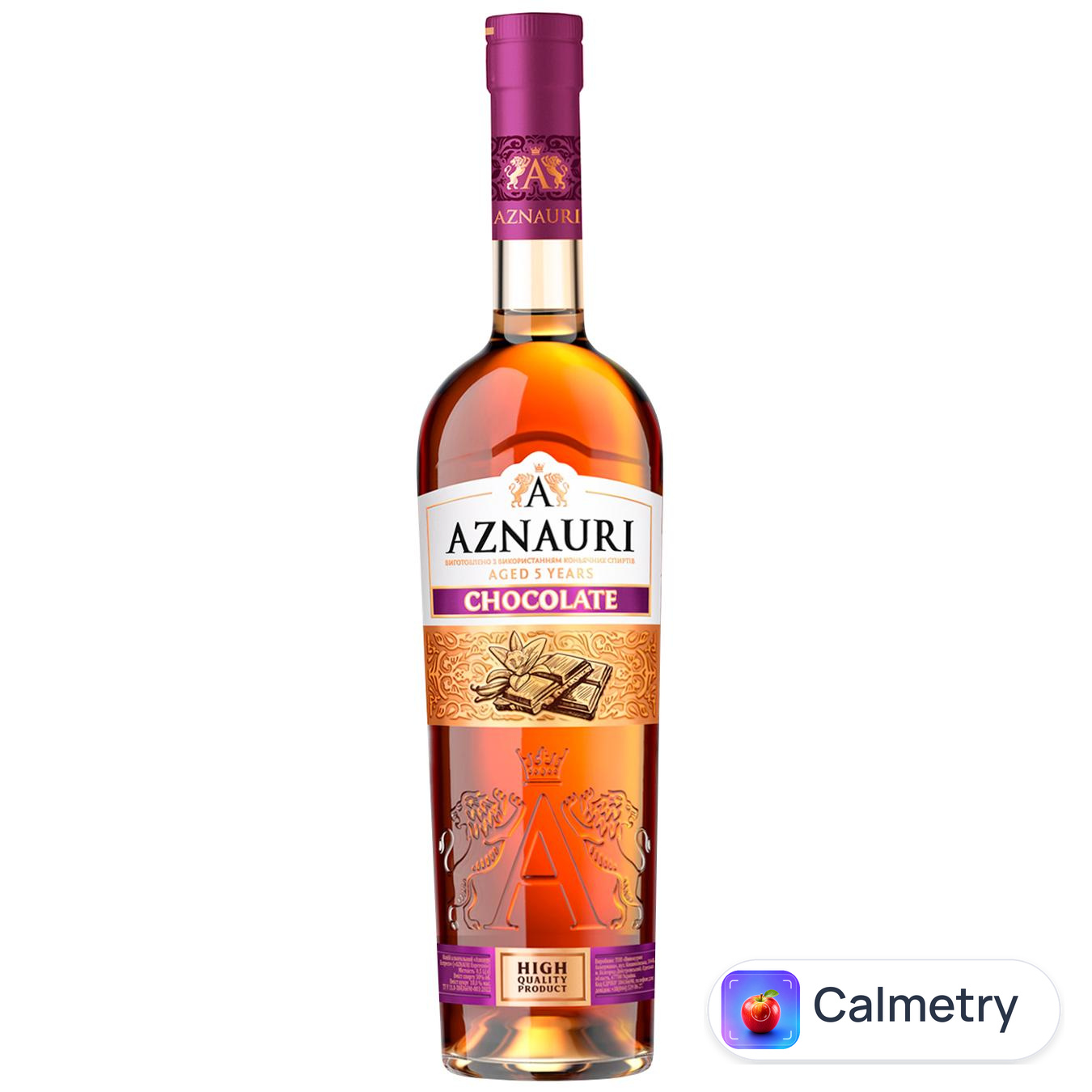 Напій спиртний Aznauri Шоколад Де Люкс 30% 0,5л