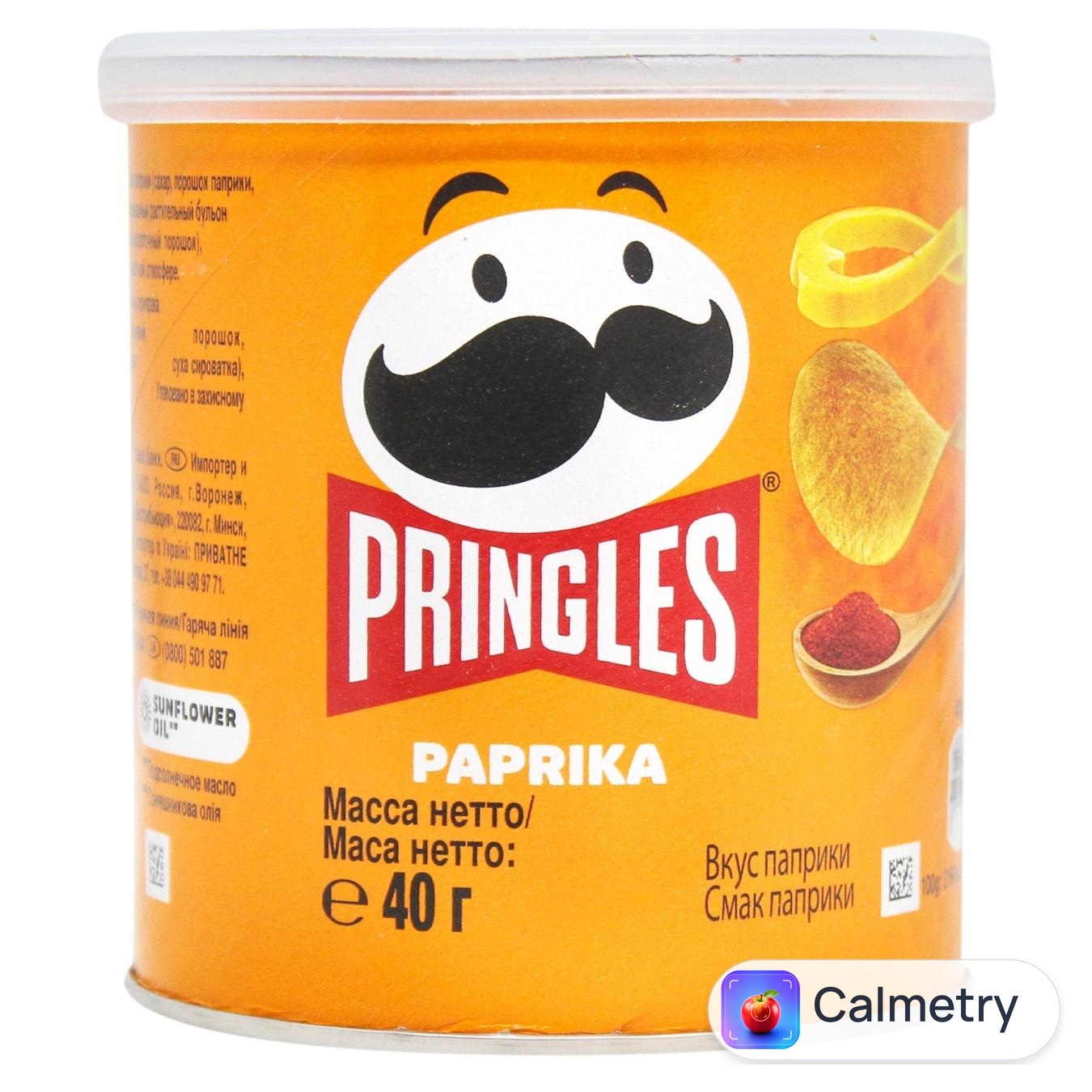 Чипси Pringles картопляні зі смаком паприки 40г