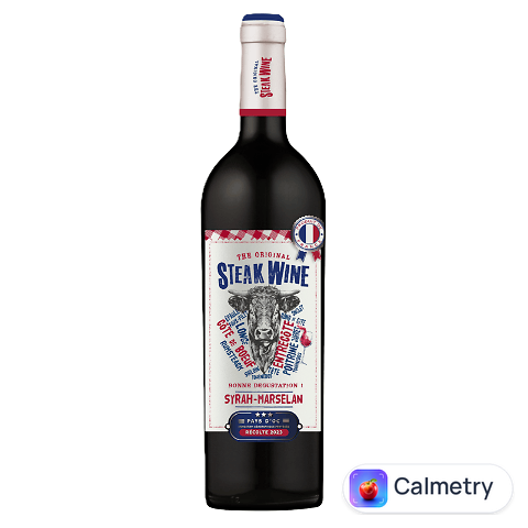 Вино The Original Steak Wine SyrahMarselan чер сух, 0,75л
