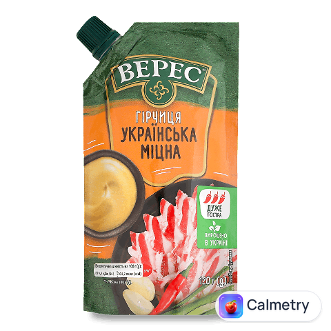 Гірчиця «Верес» «Українська» міцна д/п, 120г