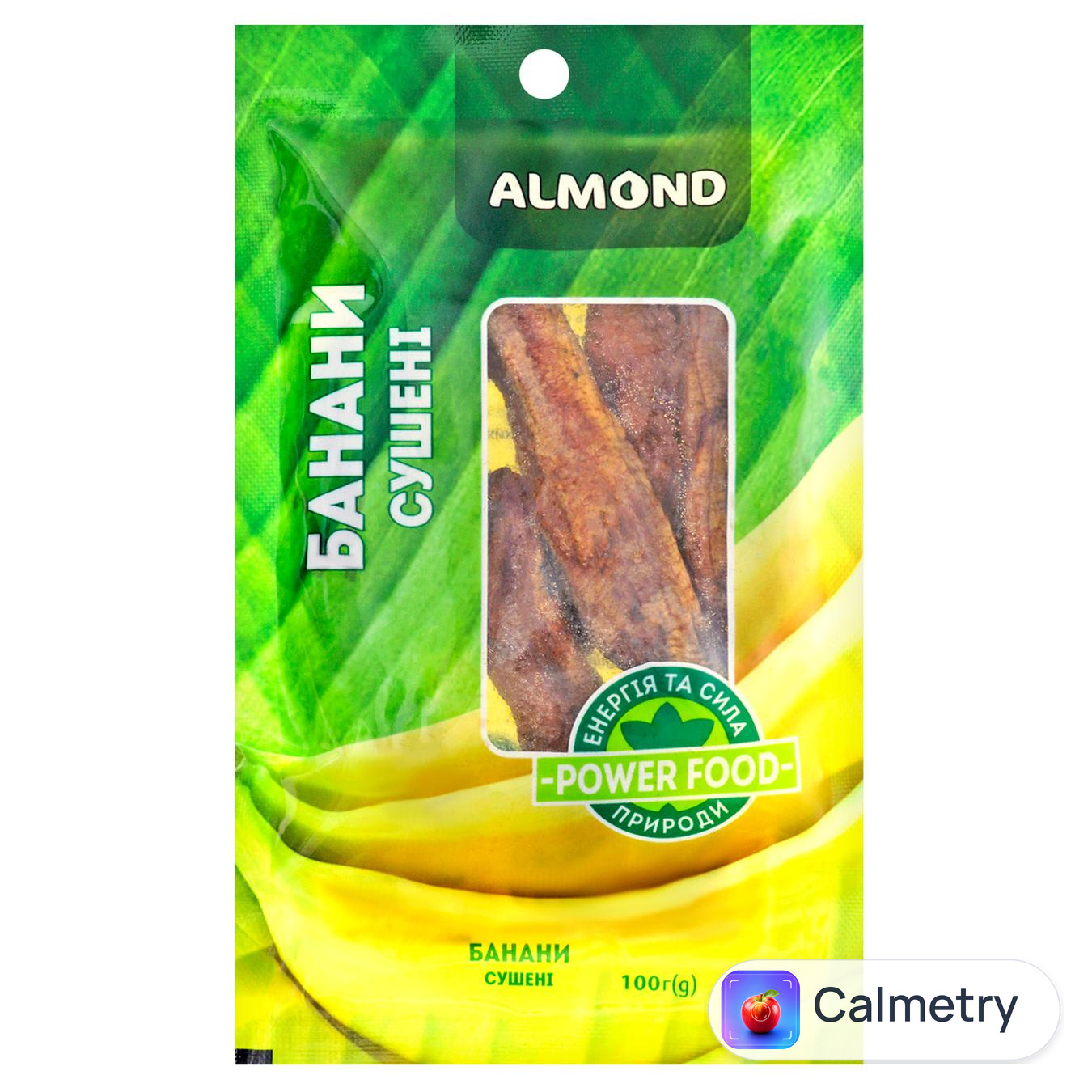 Банан Almond сушений 100г — фото продукту