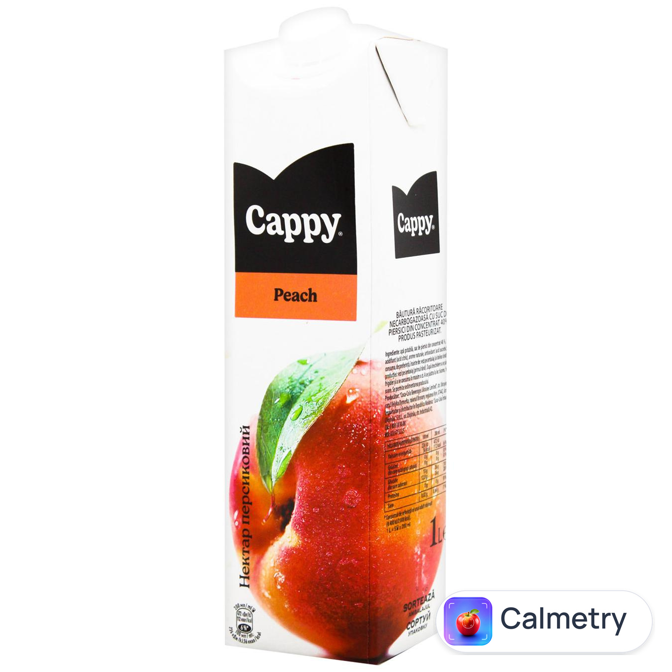 Нектар Cappy Персик 1л — фото продукту